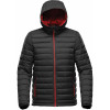 Stormtech Mens Thermal Puffer Jackets Black Bright Red